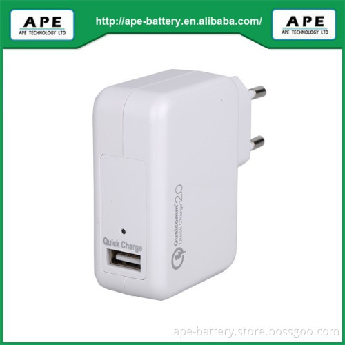 USB ac adapter with qualcomm quick 2.0 QC 2.0 charging technology
